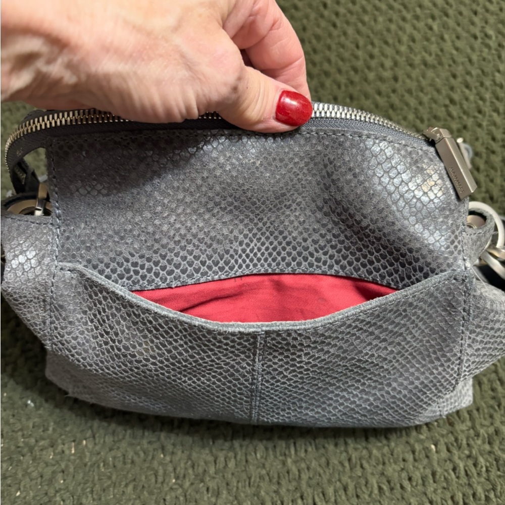 Hammitt Gray Crossbody Bag with Silver Accents - Picture 5 of 6